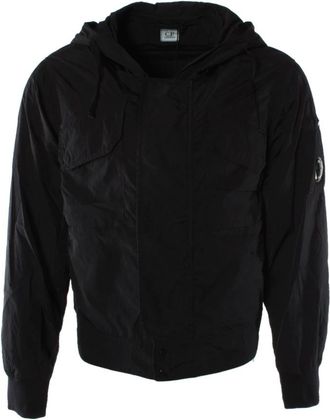 C.P. Company Chrome-R Hooded Lens Jacket - Heren - Zomerjassen - Blauw - S - Jassen