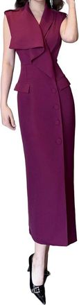 Burryco Burryco Short Sleeve Midi Dress