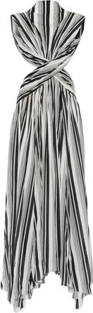 Philosophy di Lorenzo Serafini Abito lungo a righe - Toni neutri