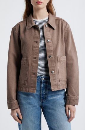 Madewell Denim Chore Jacket in Light Umber at Nordstrom, Size Xx-Small