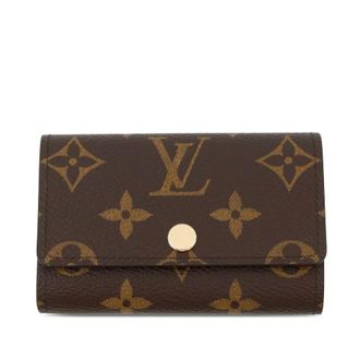 Louis Vuitton Pre-owned Accessories, female, Brown, Size: ONE SIZE Pre-owned Canvas Key Holder