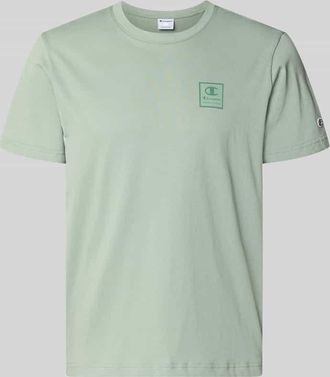 Champion T-Shirt mit Logo und Rundhalsausschnitt in Lind, Gr&ouml;&szlig;e XXL