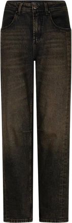 Red Button Caitlina Side Patch Denim Overdye - Dames - Jeans - Zwart - Maat: M Denim