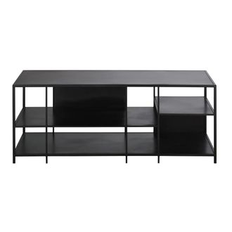 Maisons du monde Mueble de TV de metal negro