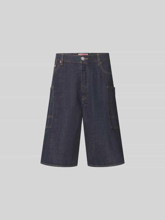 Kenzo Straight Fit Shorts in Denim-Optik in Dunkelblau, Gr&ouml;&szlig;e 31