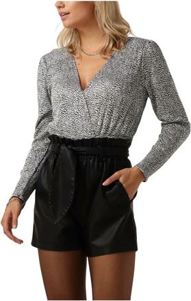Minus Limea Wrap Blouse - Dames - Blouses - Veelkleurig - XS - Polyester - Overhemden