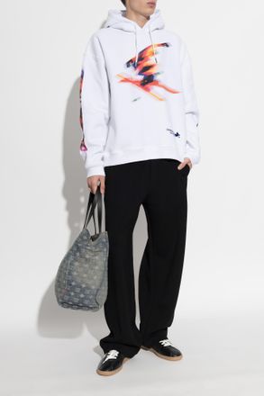 Dsquared2 Cotton Hoodie, Mens, White
