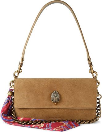 Kurt Geiger Sloane Soft Shoulder Bag in Tan at Nordstrom