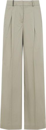 PESERICO Beige Wide-leg Pants