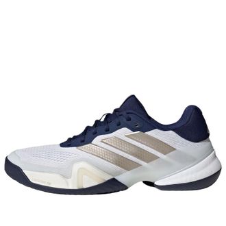 adidas Barricade 14 White Cyber Metallic Dark Blue JR1743