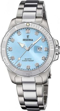Festina Womens F20503-5 Ladies Boyfriend Watch - Silver - One Size