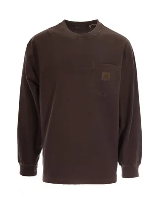 Carhartt Work in Progress Dark Brown Logo T-Shirts