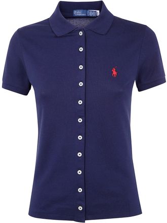 Ralph Lauren Short Sleeves Classic Polo Shirt Full Button