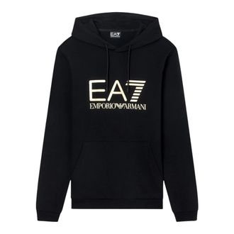 Emporio Armani Hoodie - male - Emporio Armani EA7 - Hoodies - Black - 2XL - Sweatshirts & Hoodies