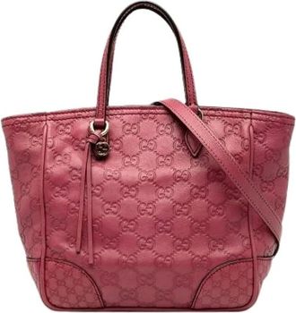 Gucci Pre-owned Handbags, female, Pink, Size: ONE SIZE Pre-owned Vintage Handbag