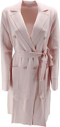 P.A.R.O.S.H. Parosh Roze jassen - Dames - Jas met riem - Roze - XS - Jassen