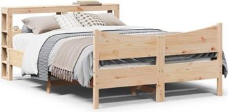 vidaXL Vidaxl - Estructura De Cama Con Cabecero Madera Maciza Pino 160x200 Cm