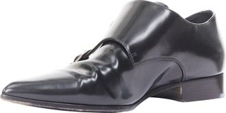 Dior Womens Leather Swing Double Buckle Shoe (Authentic Pre-Loved)