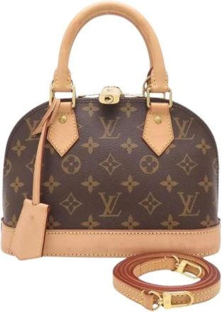 Louis Vuitton Pre-owned Handbags, female, Brown, Size: ONE SIZE Pre-owned Vintage Monogram Canvas Handbag