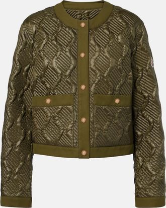 Moncler Libellule quilted down jacket
