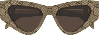 Gucci Sunglasses Gg2019 S 006 Beige/Brown Women