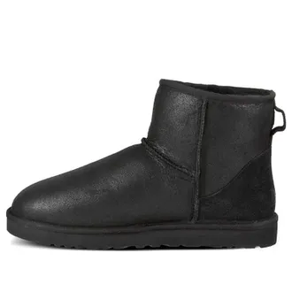 UGG Classic Mini Bomber High Top Fleece Lined Black 1007307-BJB
