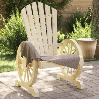 vidaXL Sillones De Jard&iacute;n Adirondack 2 Uds Madera Maciza De Abeto Vidaxl