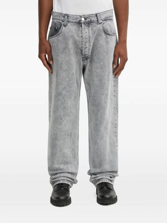 Aries button-fastening jeans - Grey