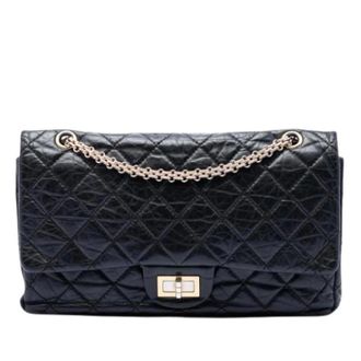 Chanel Pre-owned Vintage Double Flap Shoulder Bag - Dames - Pre-owned - Zwart - Maat: ONE Size Leer