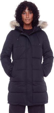 Alpine North AULAVIK - Vegan Down Mid-length Hooded Parka Coat in Black at Nordstrom, Size X-Large