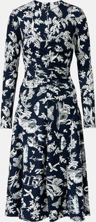 Erdem Floral ruched midi dress