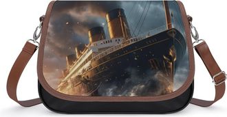Generic Titanic Cruise Ship Boat Fashion Womens Crossbody Bags Novelty Handbag Shoulder Bag Purse