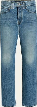 Khaite Bonnie Low-Rise Straight-Leg Jeans