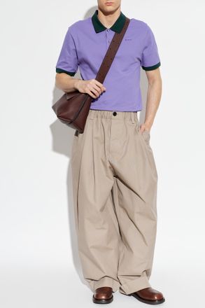 Marni Wide-leg Trousers, Mens, Beige