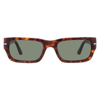 Persol Adrien Green Rectangular Unisex Sunglasses PO3347S 24/31 55