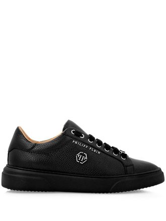 Philipp Plein Sneakers met hexagon-logo - Zwart