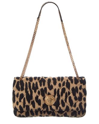 Versace Medusa Quilted Wool Shoulder Bag