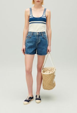 Claudie Pierlot D&eacute;bardeur maille &eacute;cru