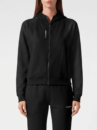 Plein Sport Felpa slim fit in jersey con cappuccio e chiusura a zip