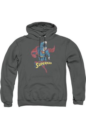 Gildan DC Comics Desaturated Superman Adult Pull Over Hoodie / Hooded Sweatshirt
