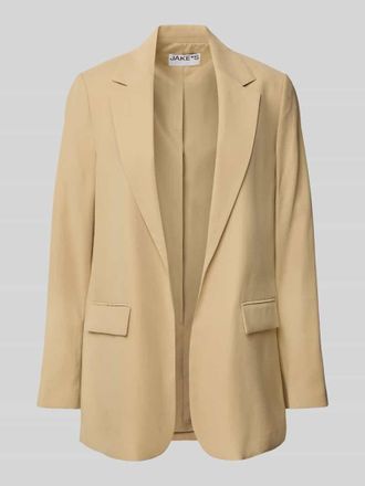 Jake*s Casual Blazer mit Reverskragen in Sand, Gr&ouml;&szlig;e 34