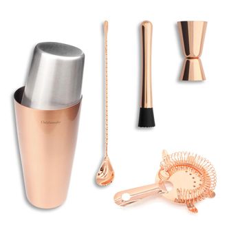 Chef et Sommelier Juego de 5 piezas para barman Revestimiento acero cobre Cobre