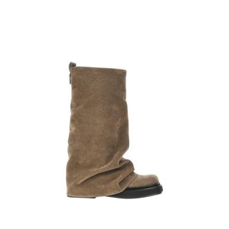 The Attico Robin suede leather combat boots Woman 38+