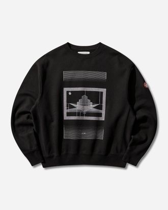 Cav Empt Men s AS Cdisc2_1 Crewneck Sweatshirt Black