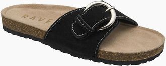Ravel Womens Salton Womens Slider Sandals - Black - Size: 7