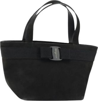 Ferragamo Pre-owned Mini Bags, female, Black, Size: ONE SIZE Pre-owned Mini Bag