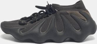adidas Black/Brown Mesh and Rubber 450 Lace Up Sneakers Size 38