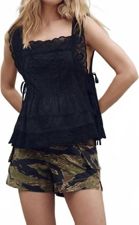 The Great. Attic Lace Cami In Black