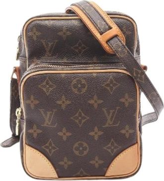 Louis Vuitton Pre-owned Cross Body Bags, female, Brown, Size: ONE SIZE Pre-owned Canvas louis-vuitton-bags