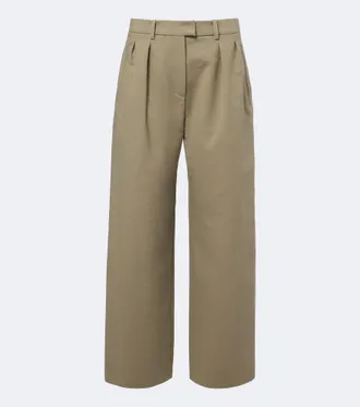 Magda Butrym Cotton wide-leg pants